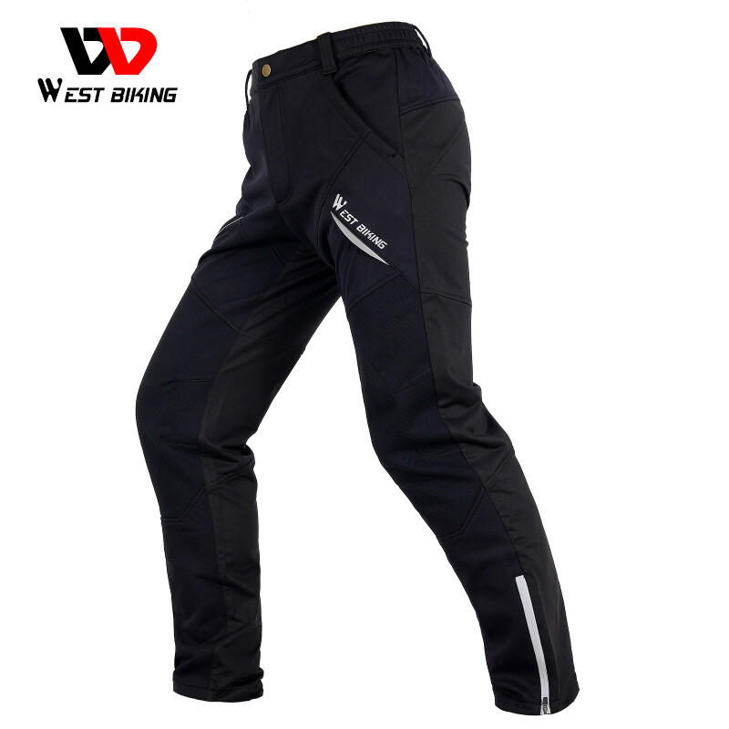 WEST BIKING Winter Cycling Suit Thermal Fleece Windproof Jacket Coat and Pants