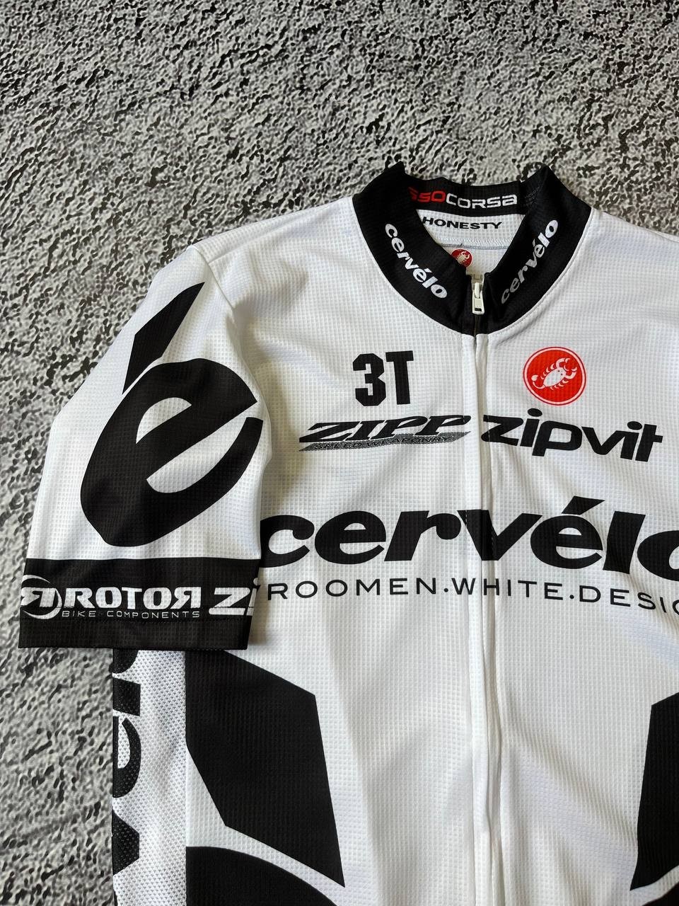 Castelli Cervélo Zipvit Team Cycling Jersey Men’s Size S