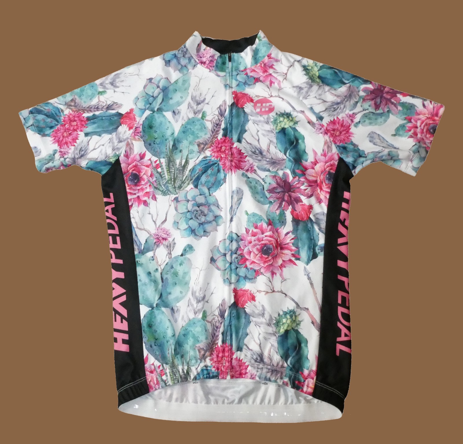Heavy Pedal Full-Zip Floral Cycling Jersey, Women’s M