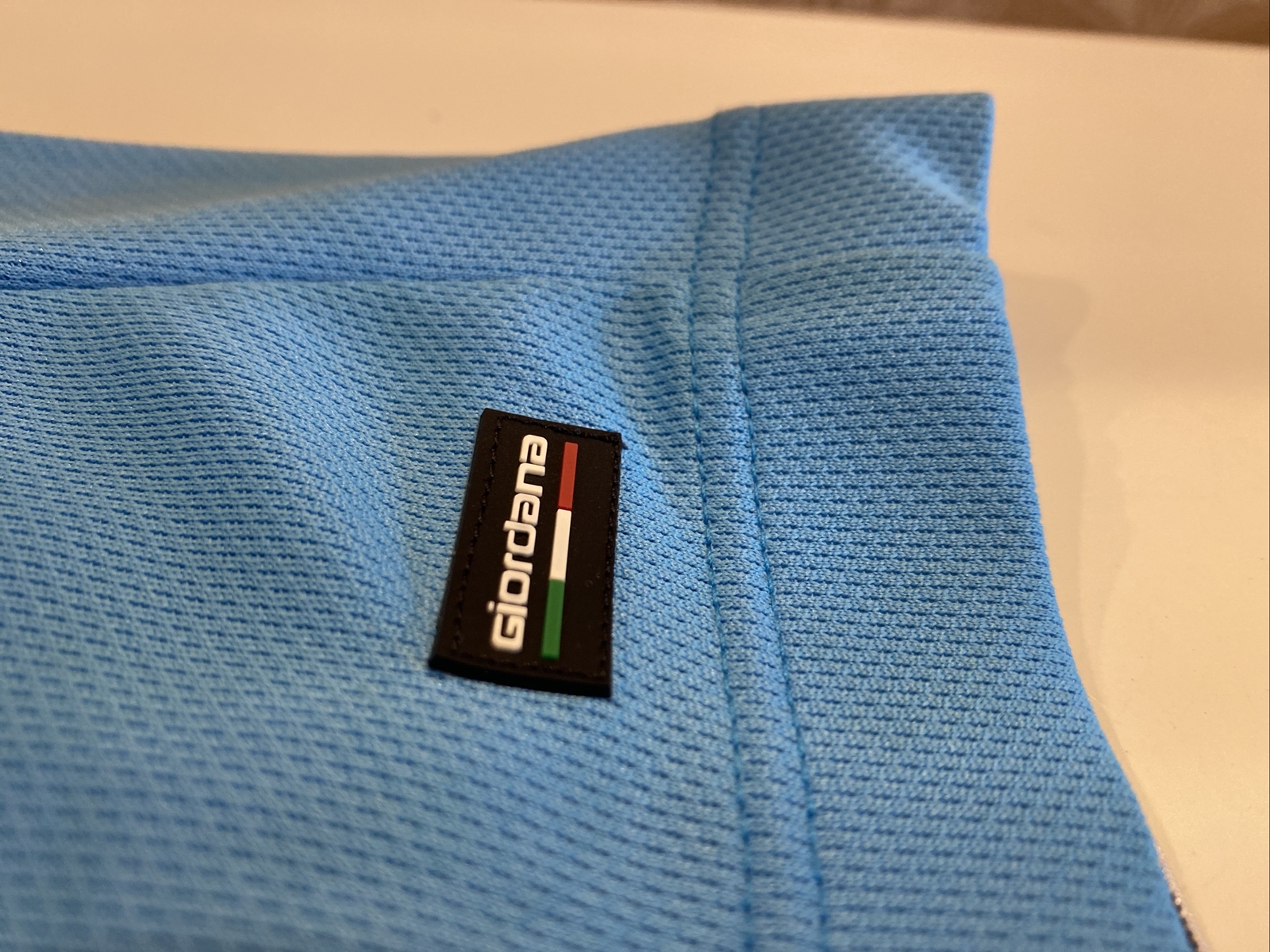 Giordana Ride Fit Unisex Kids Size 10 (XL5-48) Pro Jersey Blue Cycling Shirt