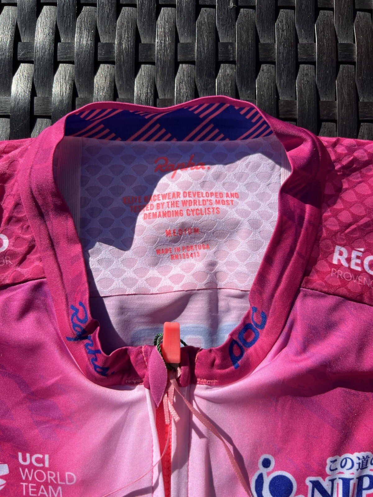 Brand New Palace Rapha EF Education First Pro Team Aero Jersey Pink Size Medium