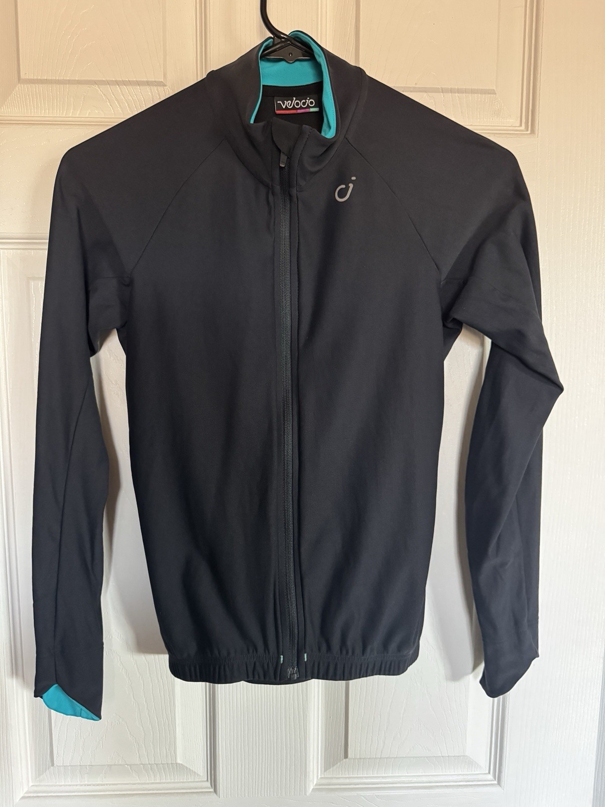 Velocio Signature Long Sleeve Cycling Jersey/ Women/Black/Medium