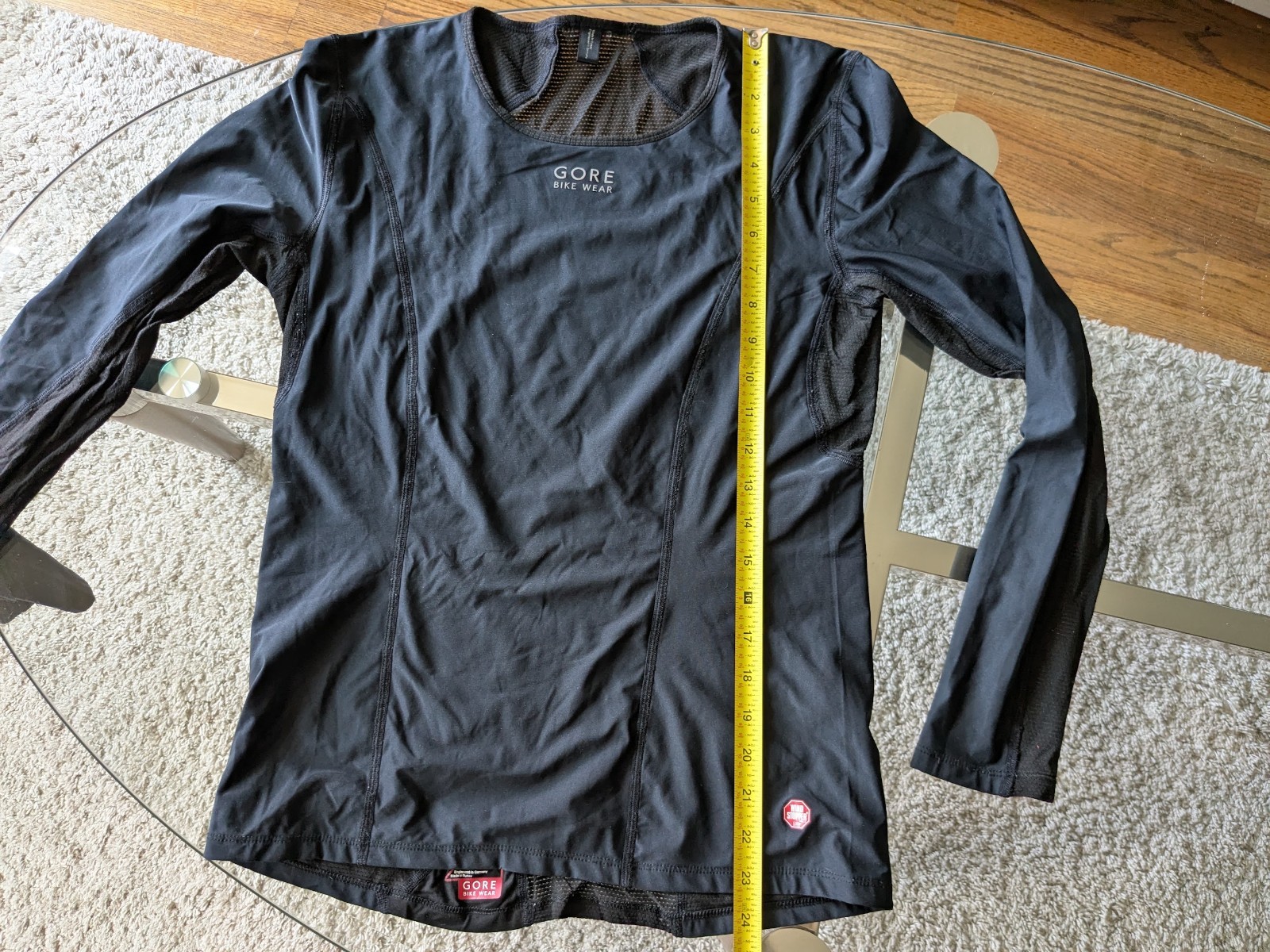 Gore Bike Wear Windstopper long sleeve cycling shirt size Large L