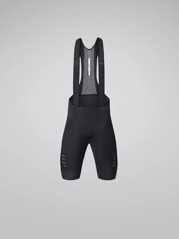 MAAP Men’s Pro Bib 2.0 Size Large In Black – MSRP $355