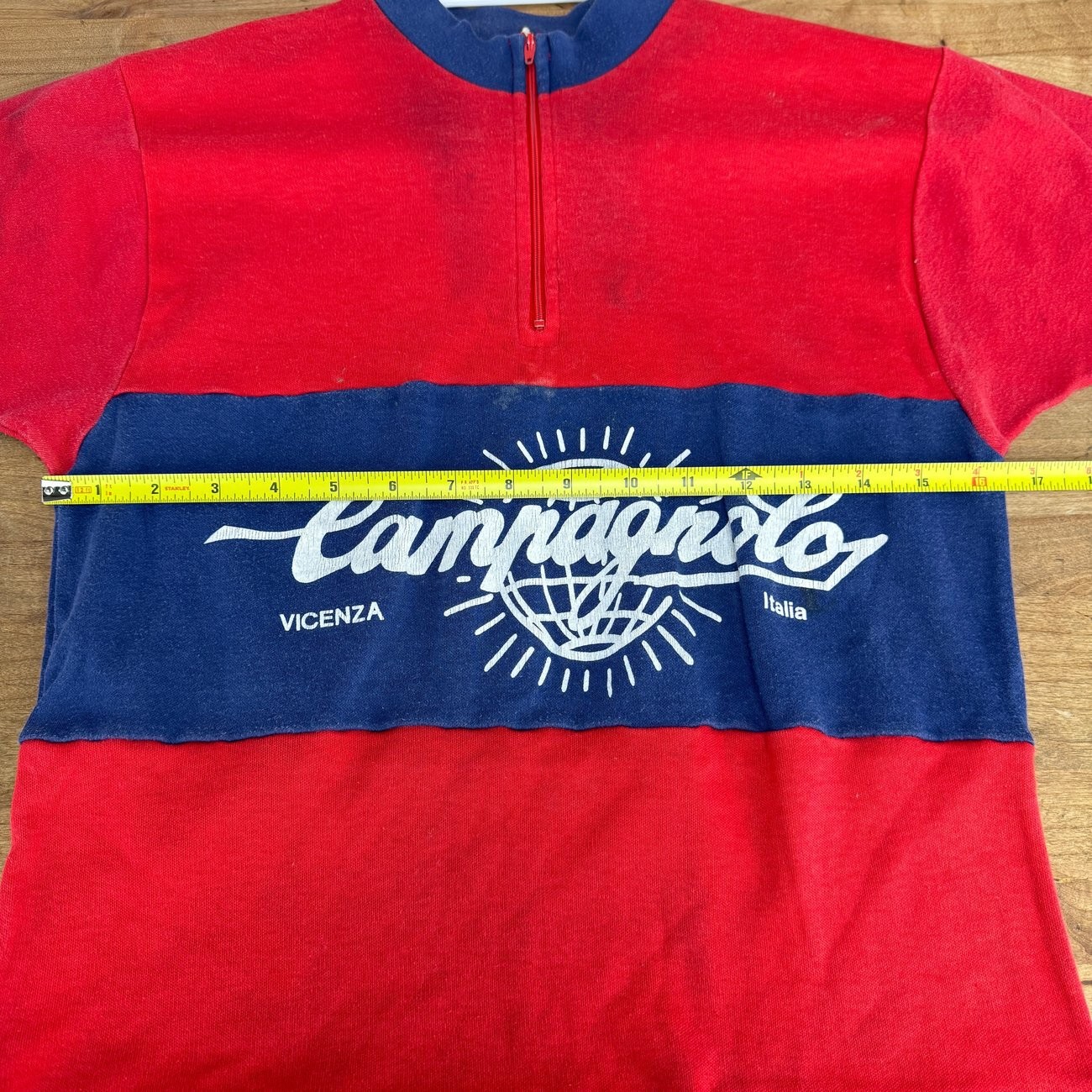 Tourista Cycle Wear Campagnolo X-Large Red Short Sleeve Cycling Jersey