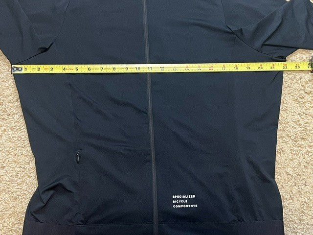 Specialized Men Black Foundation S/S Full Zip Cycling Jersey Size XLarge XL EUC