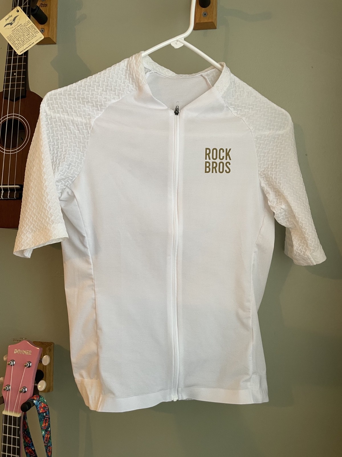 ROCKBROS Men’s Short Sleeves Cycling Jersey Road Bike Shirt w/3Pockets Quick Dry
