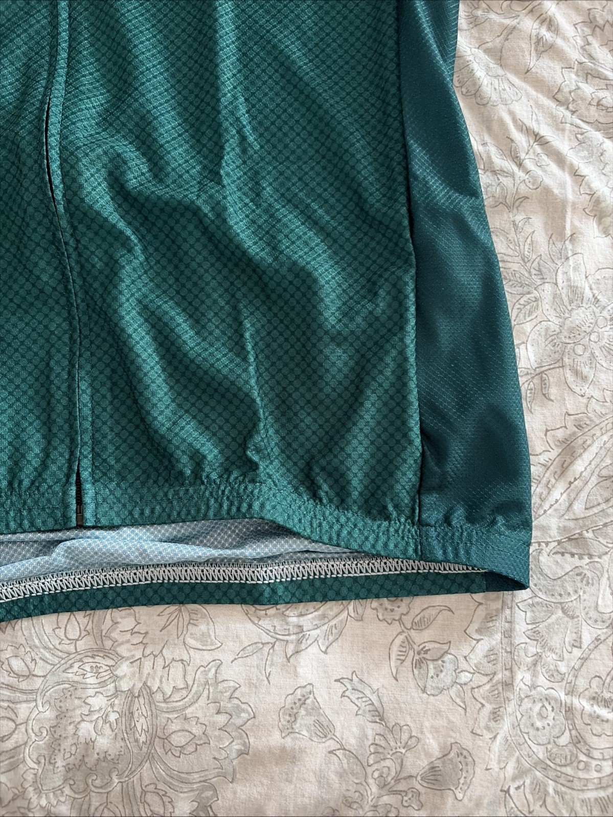 NWT! Men’s XS LOUIS GARNEAU Full Zip Short Sleeve Cycling Sportiv Jersey Green
