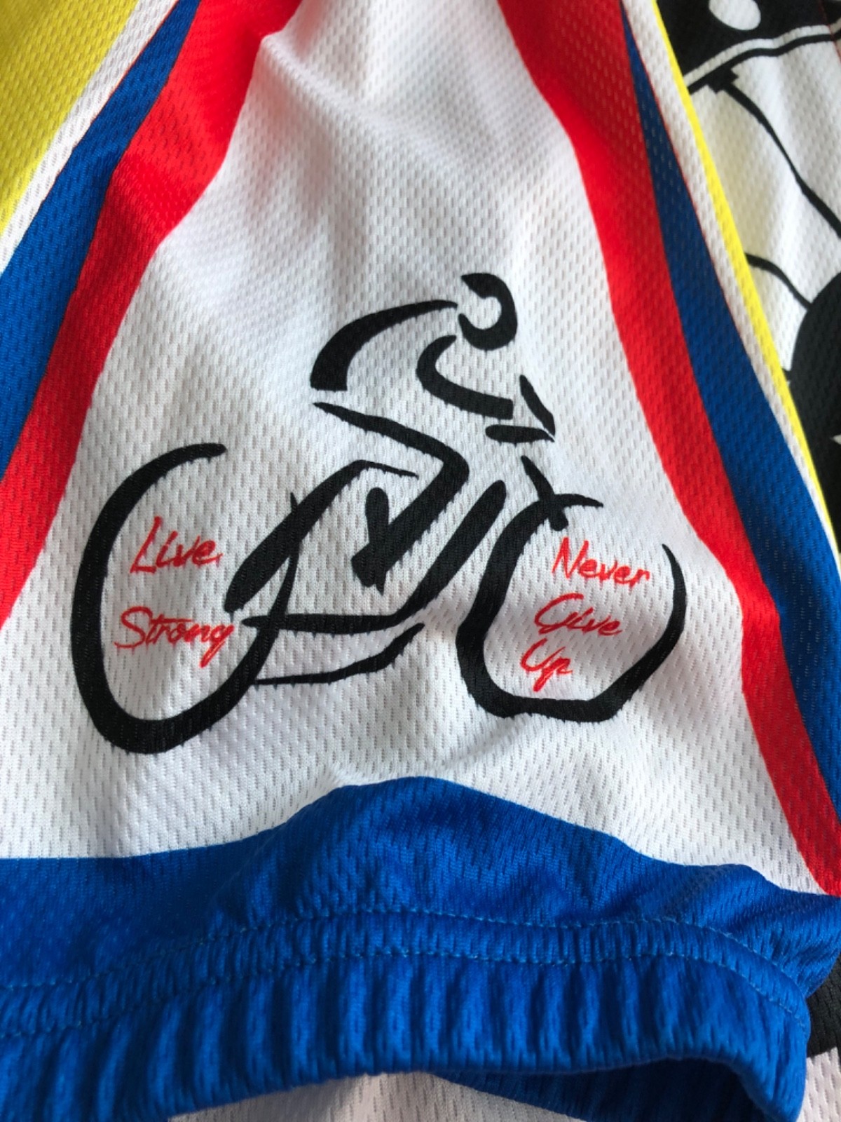 Cycling Jersey Zip Shirt Yin Yang Cycling Vietnam LiveStrong L