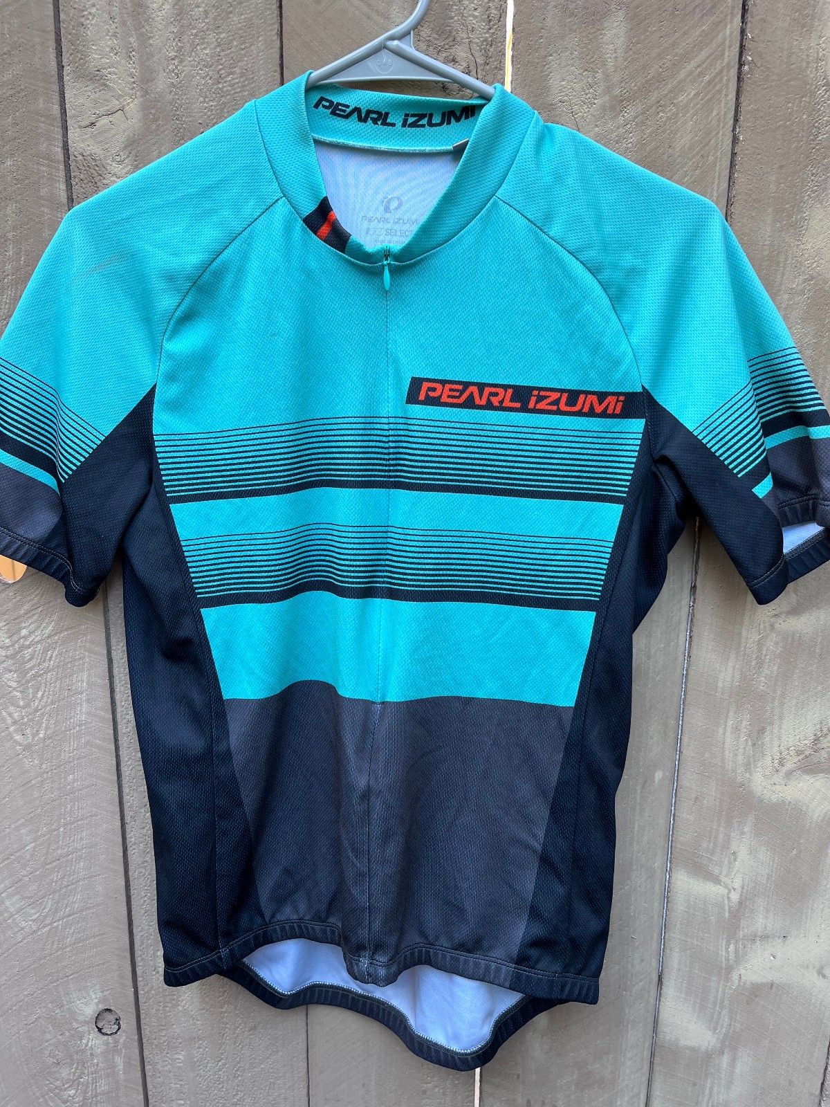 Pearl Izumi Select Cycling Jersey – Black/Green w/ 3/4 Zip – Men’s Sz S