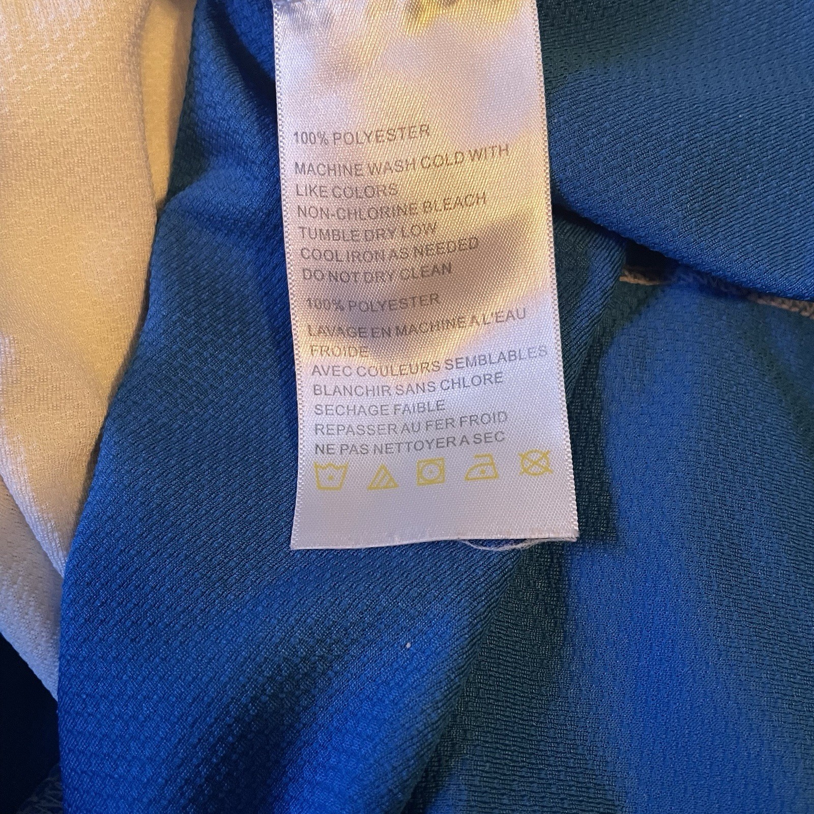 Cannondale Men’s Size 3X Blue Striped Cycling Jersey Pockets 3/4 Zip