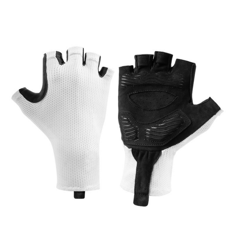 Shock Absorption Half Finger Cycling Gloves for Men Women Breathable Anti Slip