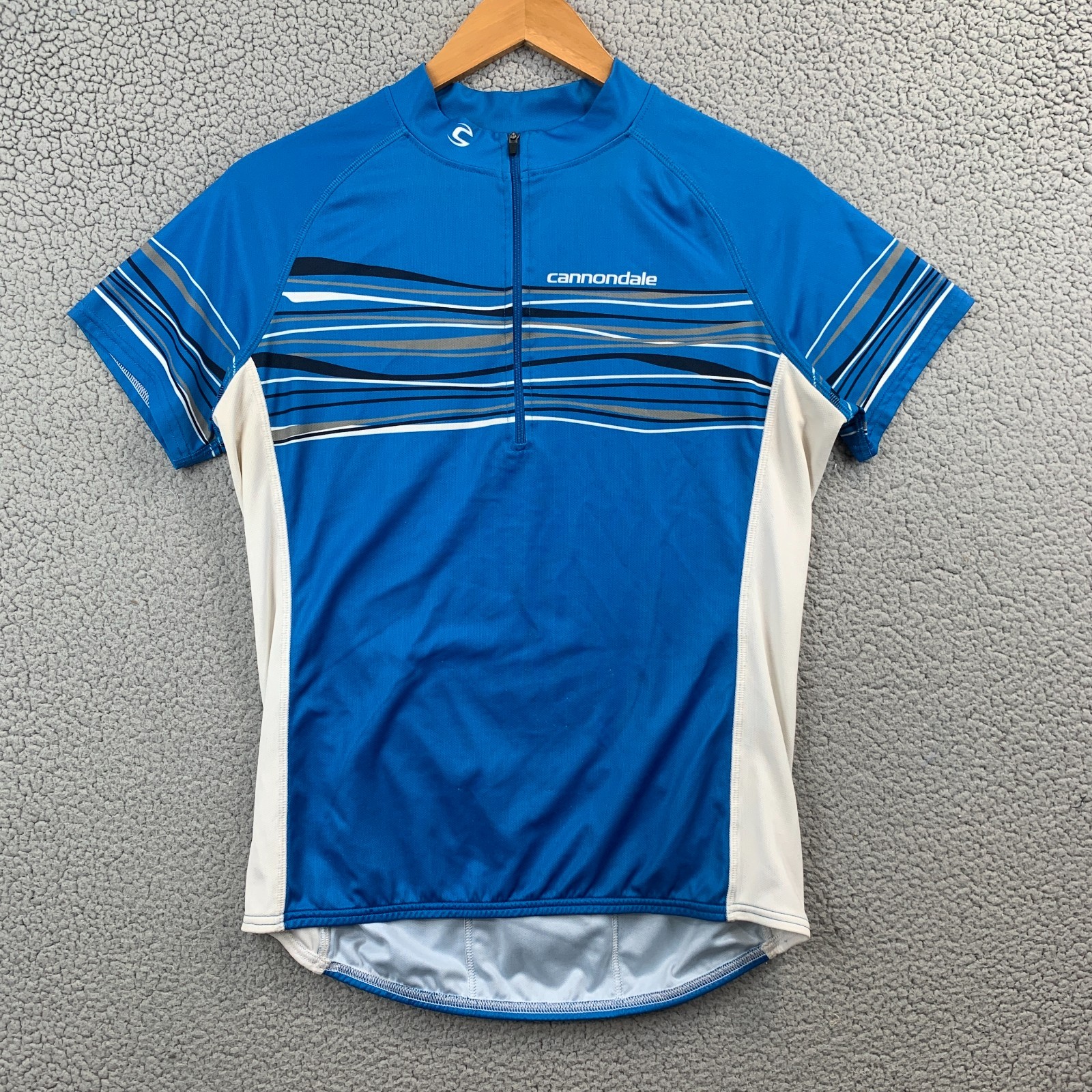 Vintage Y2K Cannondale Cycling Jersey 1/2 Zip Pocket Elastic Waist Adult Large