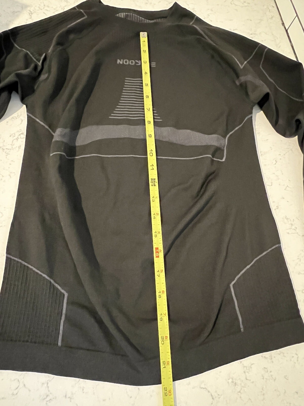 Nooyme Cycling Shirt L Black Biking Compression Jersey Bamboo Blend Unisex