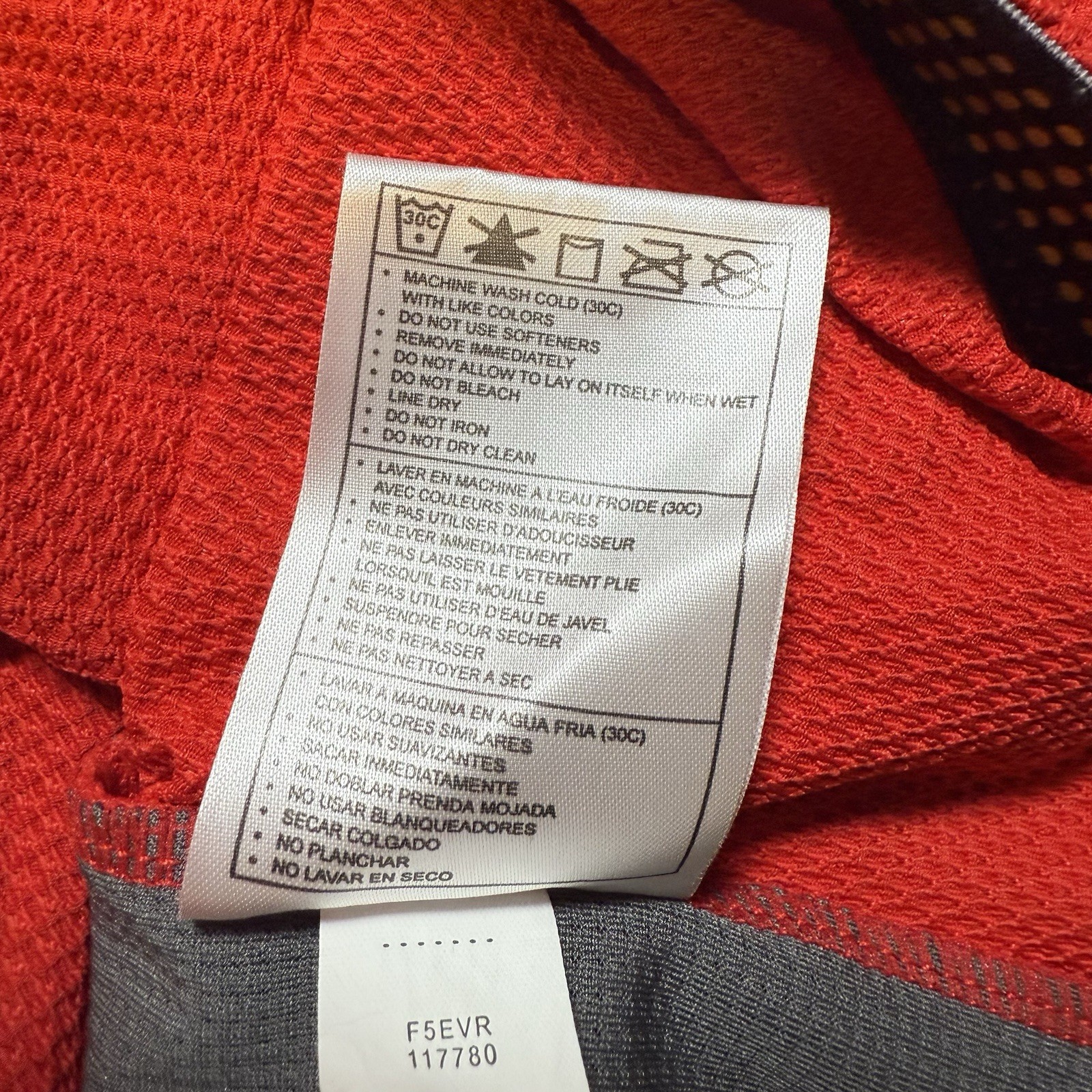 Nike Sphere Dry Element Therma Cycling Top Gray Red Athletic Base layer Y2K