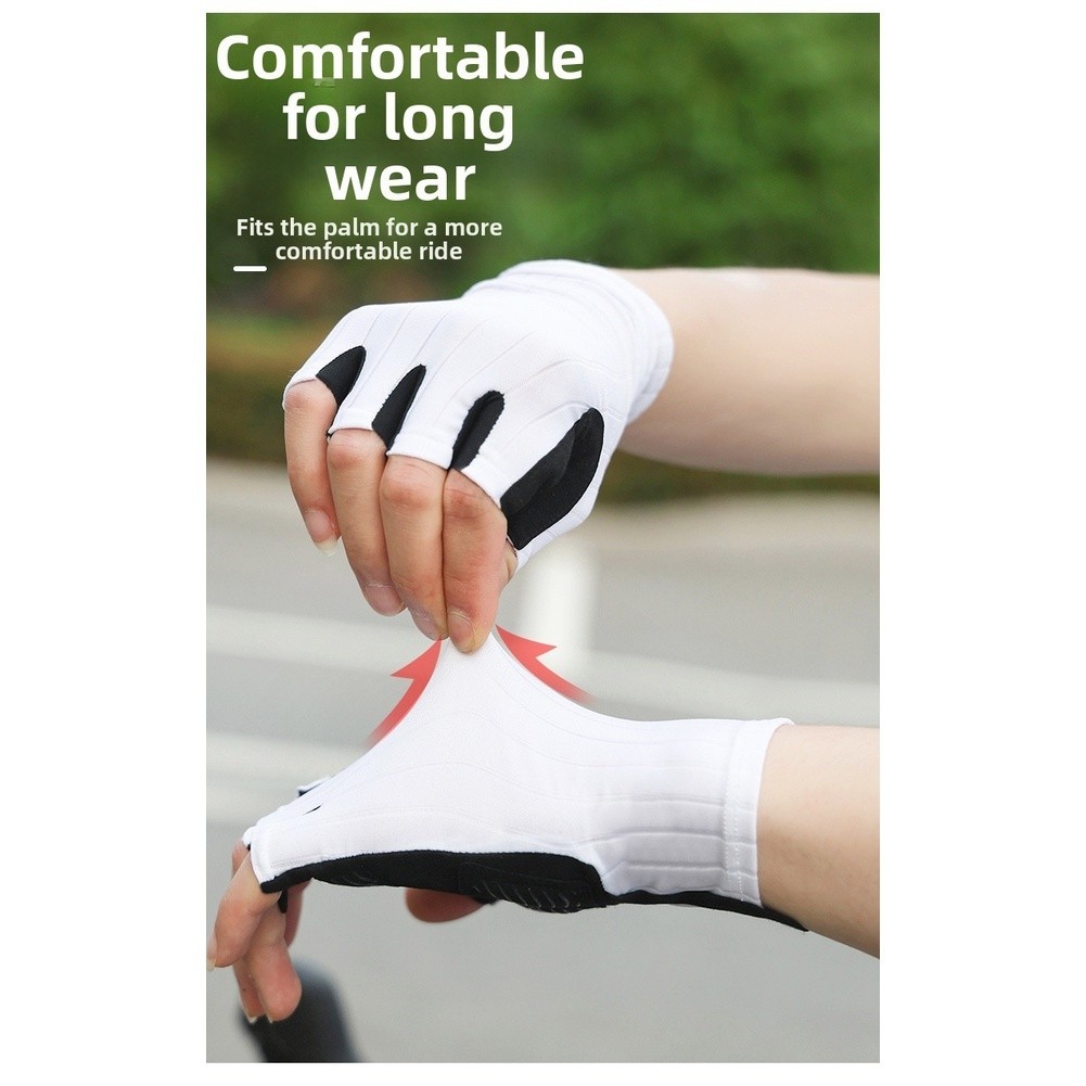 Cycling Gloves for Men Women Half Finger with Anti Slip Palm Summer Use