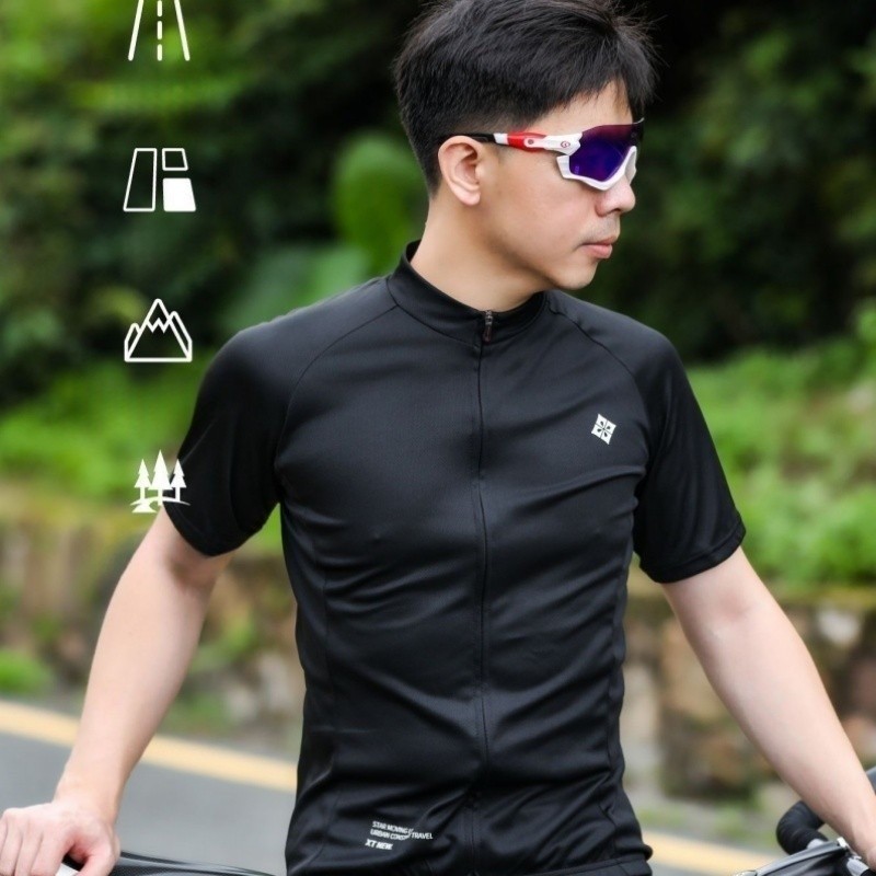 Men Cycling Clothes Jersey Road Bike Male Bicycle Clothing Short Sleeve Tee Tops