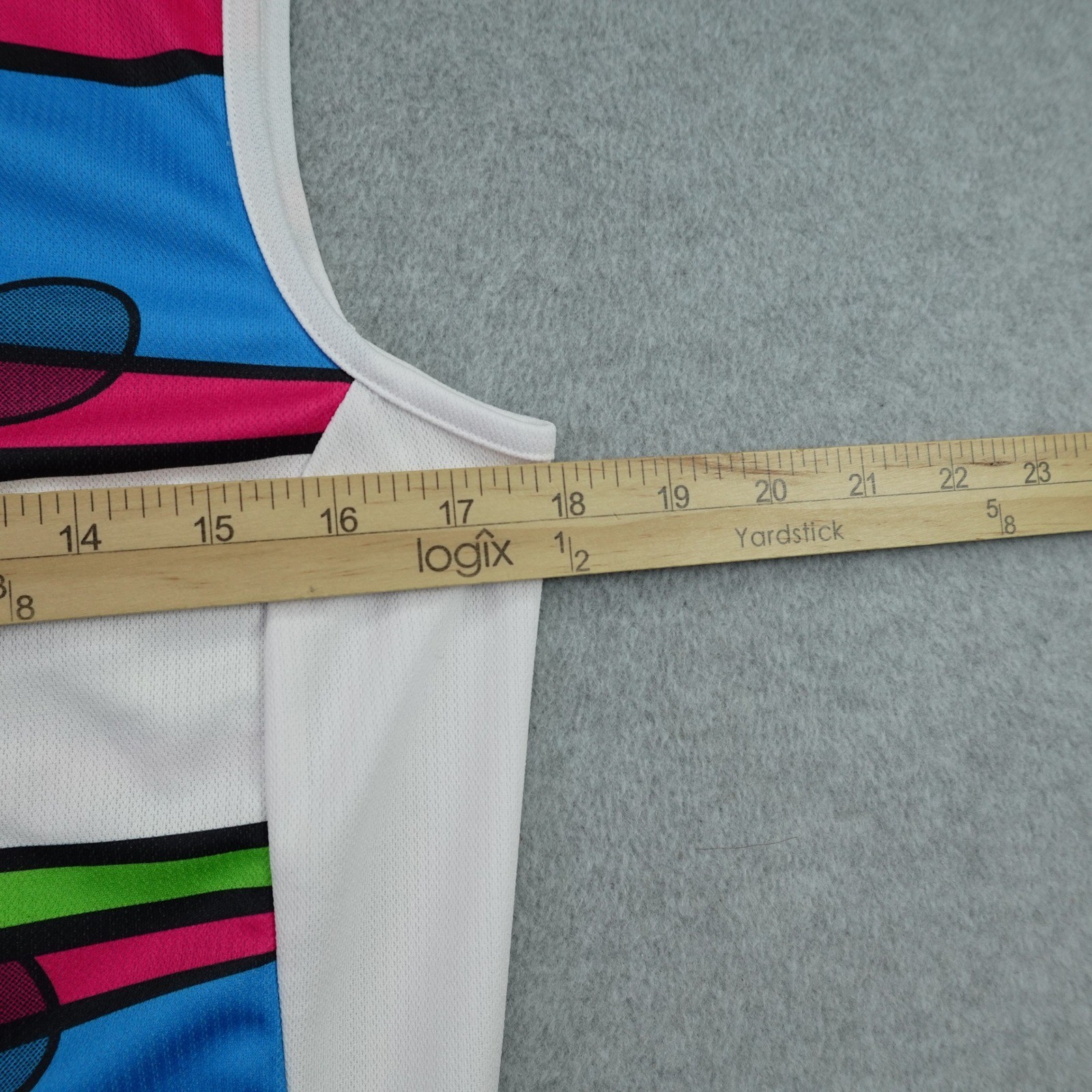 Pearl Izumi Cycling Jersey Womens Large White Pink Blue Sleeveless Select