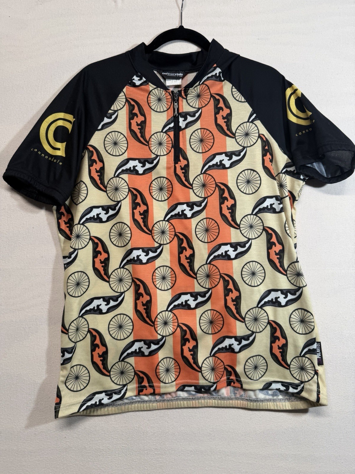 VTG Cannondale Cycling Jersey XLarge XL USA Pockets Biking 90’s Print Jungle