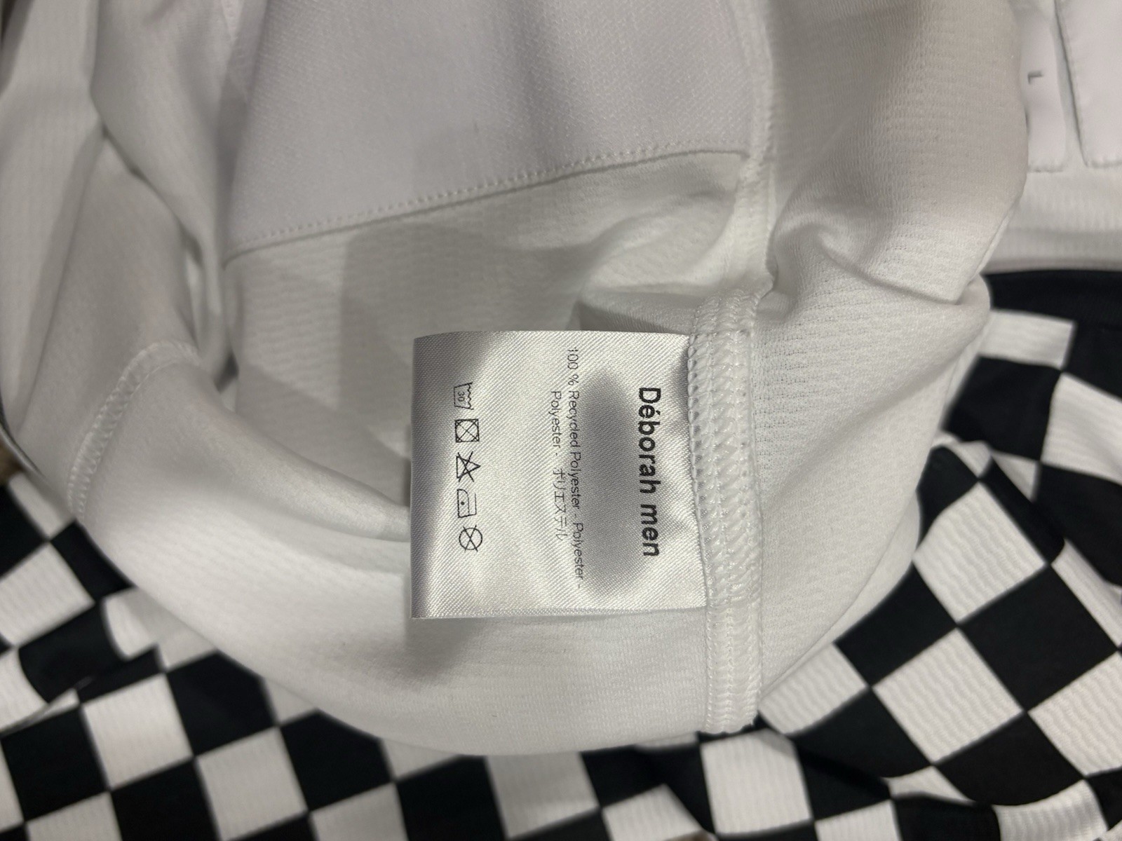 Café Du Cycliste Check Print Cycling Jersey RARE Deborah Men CAPSULE SERIES.