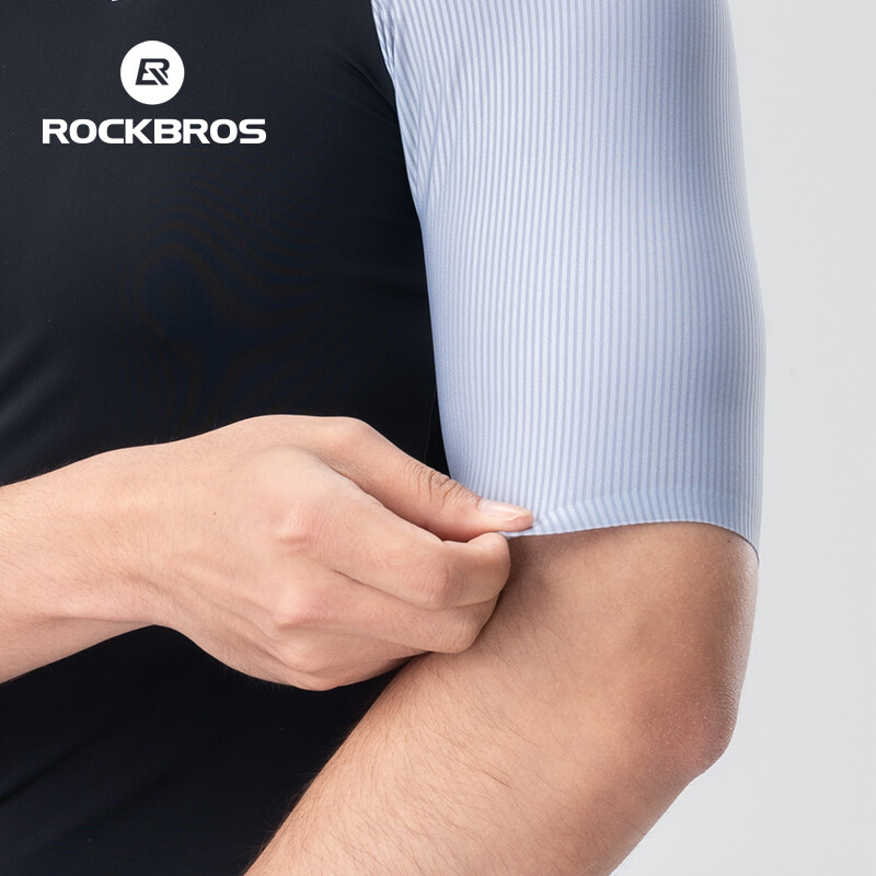 ROCKBROS Men’s Cycling Jersey Breathable Short Sleeve Riding Shirt Bicycle Tops