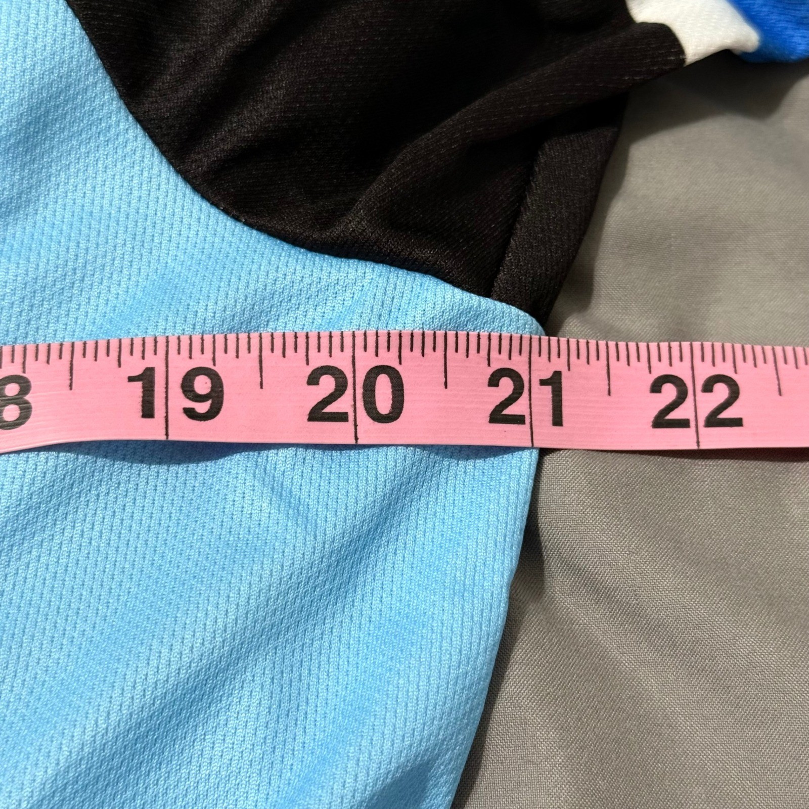 EOC Bike Wear Cycling Jersey Mens XL Blue Black Zero Carbon Green Commuting Zip