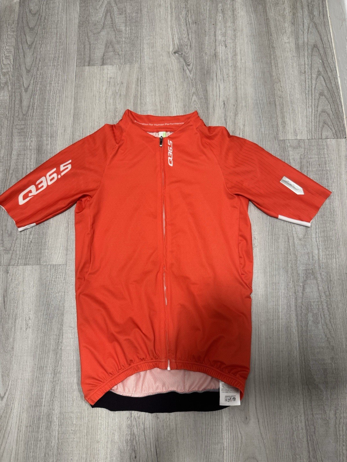 Q36.5 Gregarius Pro Signature Jersey Tangerine Red XS