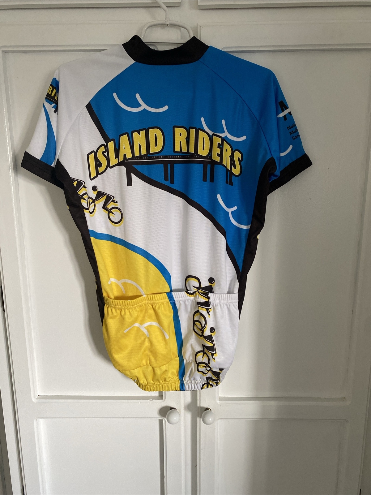 Peak 1 Full Zip Unisex XS Cycling Jersey Bike Bk Pockets Island Rides 2017 NWOT
