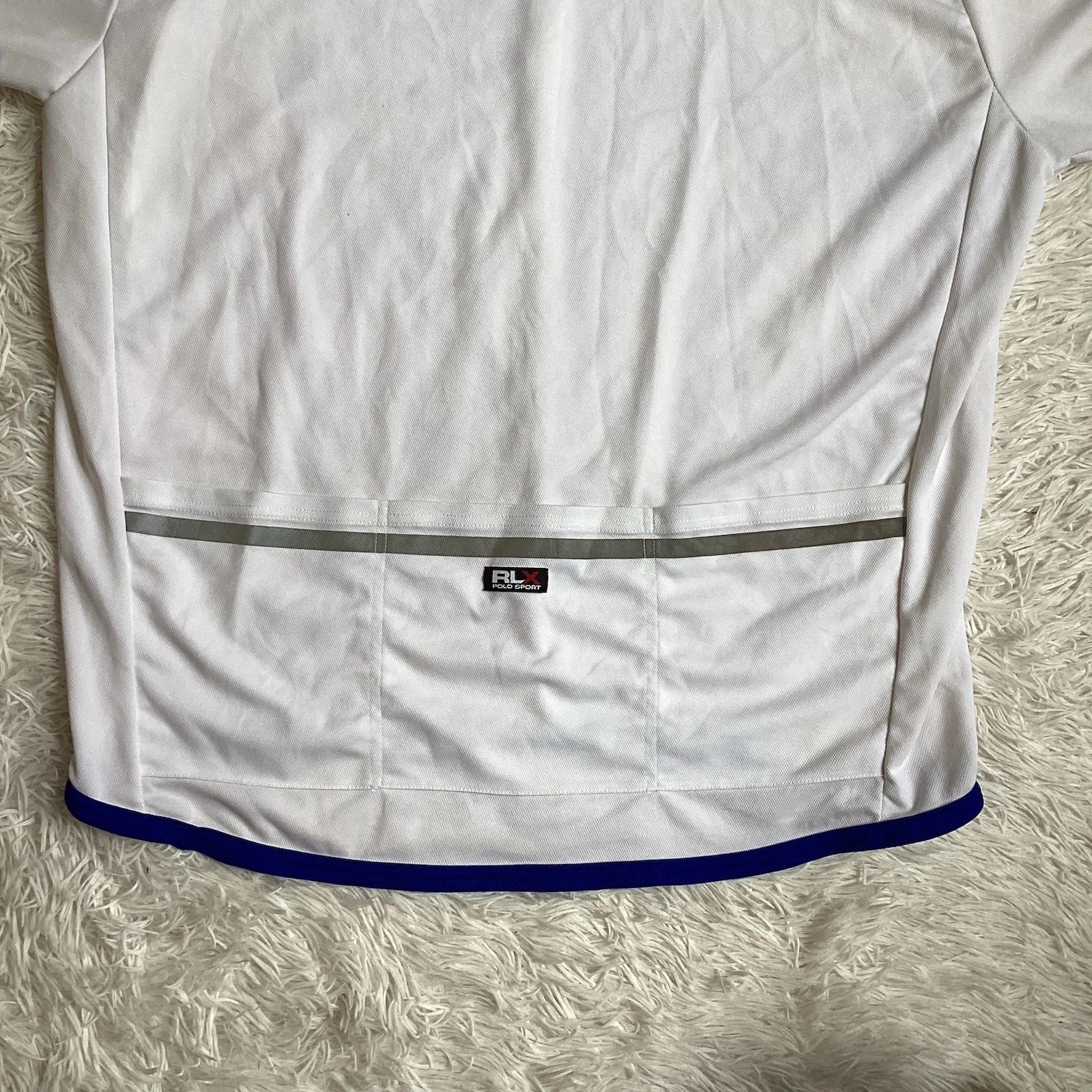 Ralph Lauren RLX Polo Sport Men’s 2XL Cycling Jersey Bike Short Sleeve USA 90s