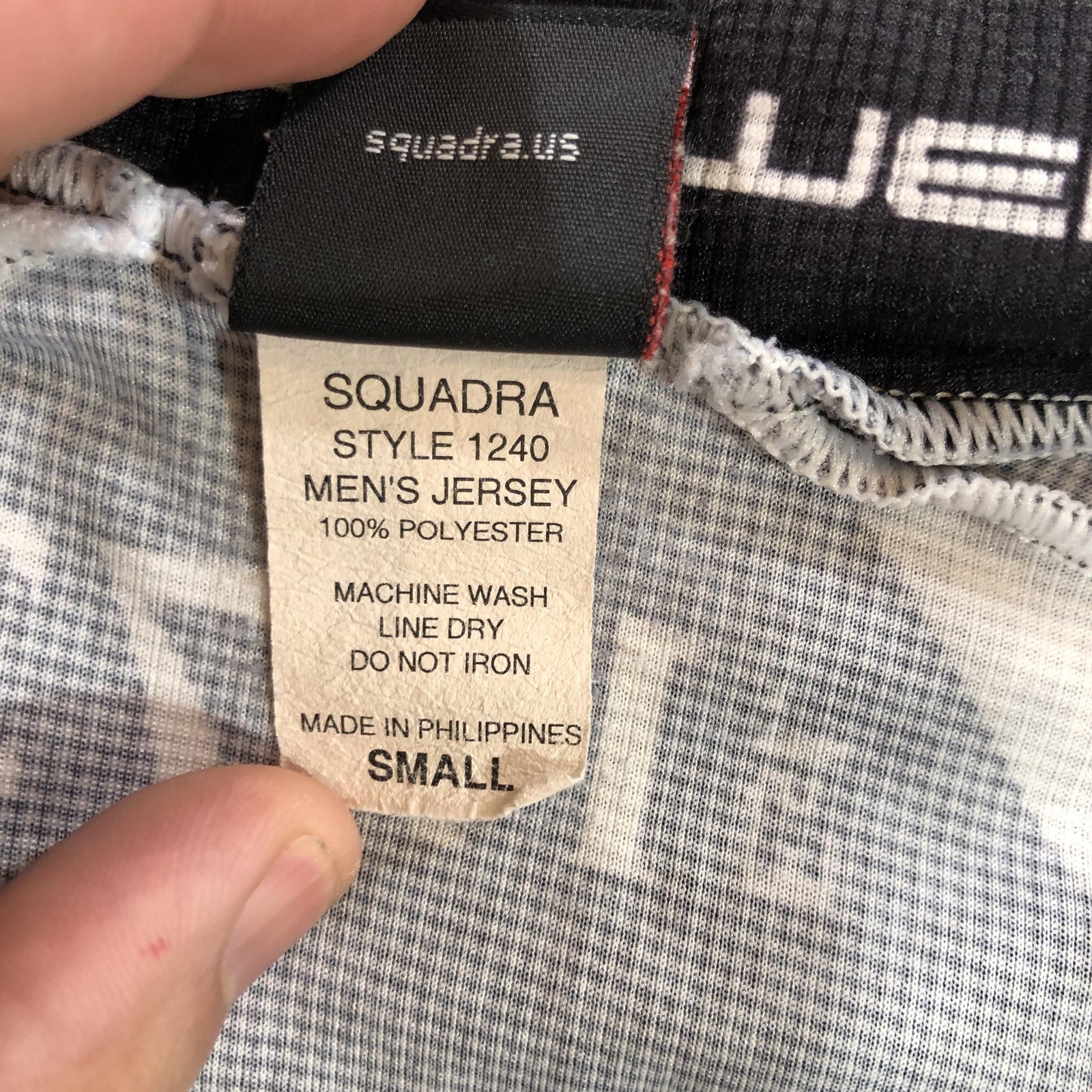 Squadra Cycling Jersey Mens Small Black BMW La Habra 1/4 Zip Shirt Bike