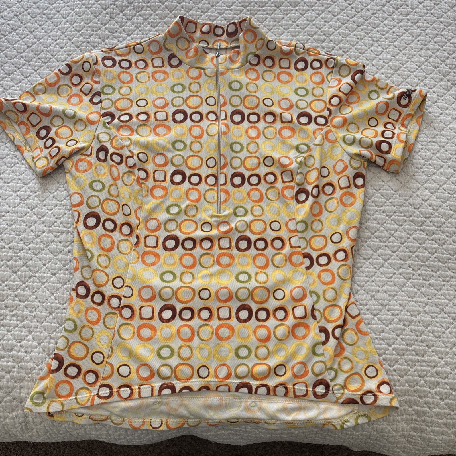 She Beest Women’s Cycling Jersey Large, Graphic Print, 3/4 Zip, Pockets