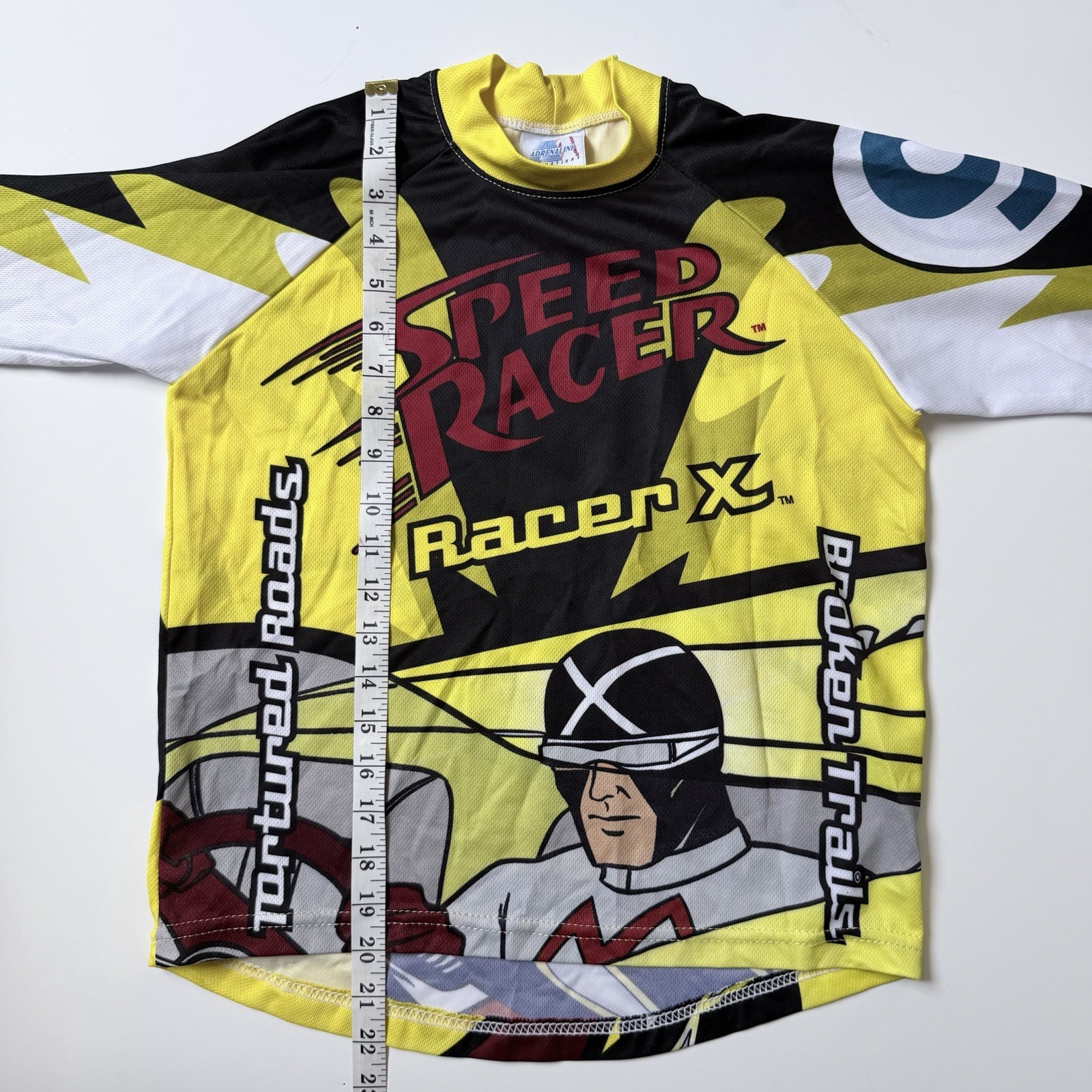 Speed Racer X Men’s Size Small Long Sleeve Cycling Jersey Adrenaline Promotions