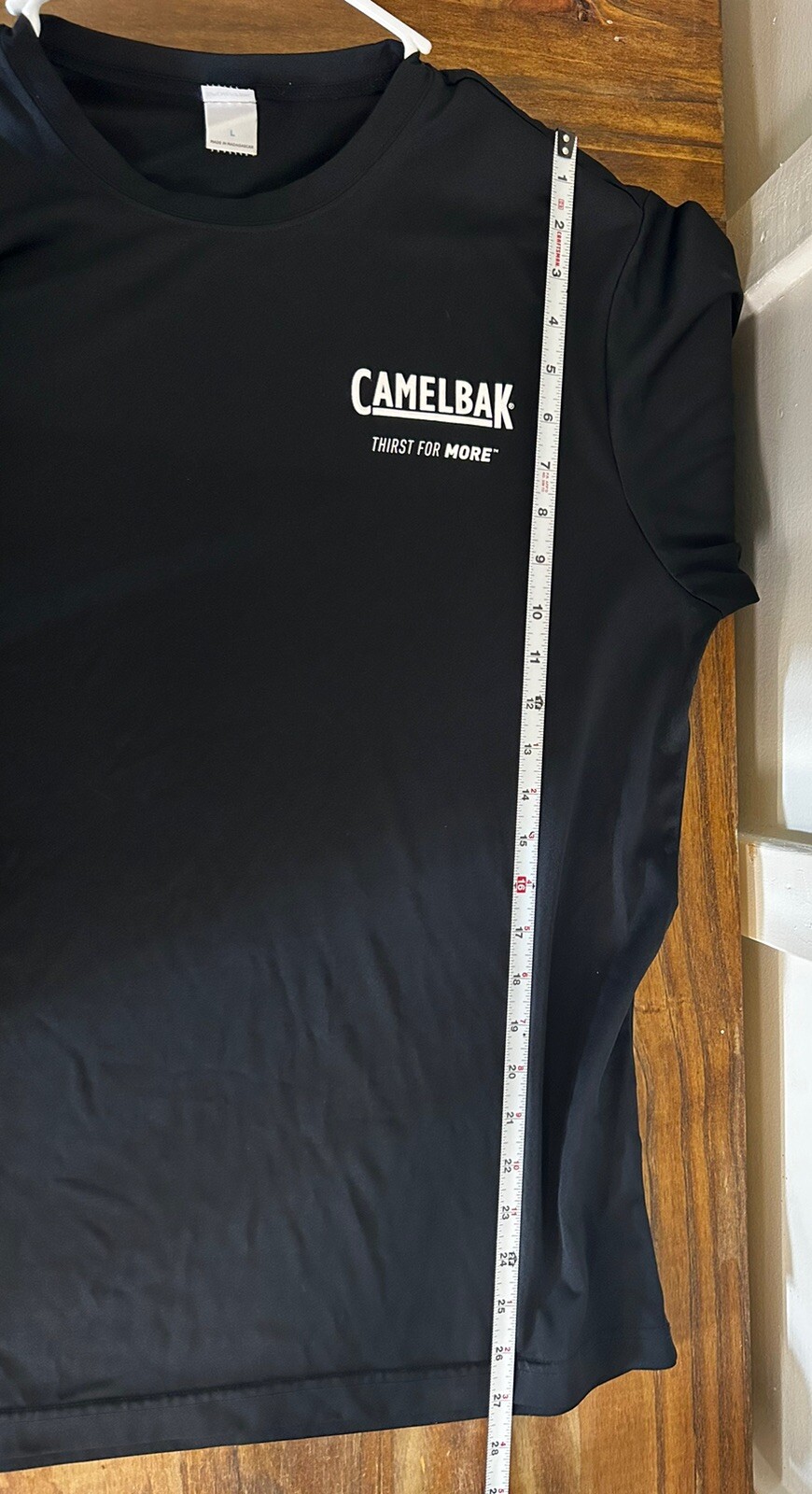 Camelbak Men’s Cycling T Shirt Black With Logo Lightweight Size Large