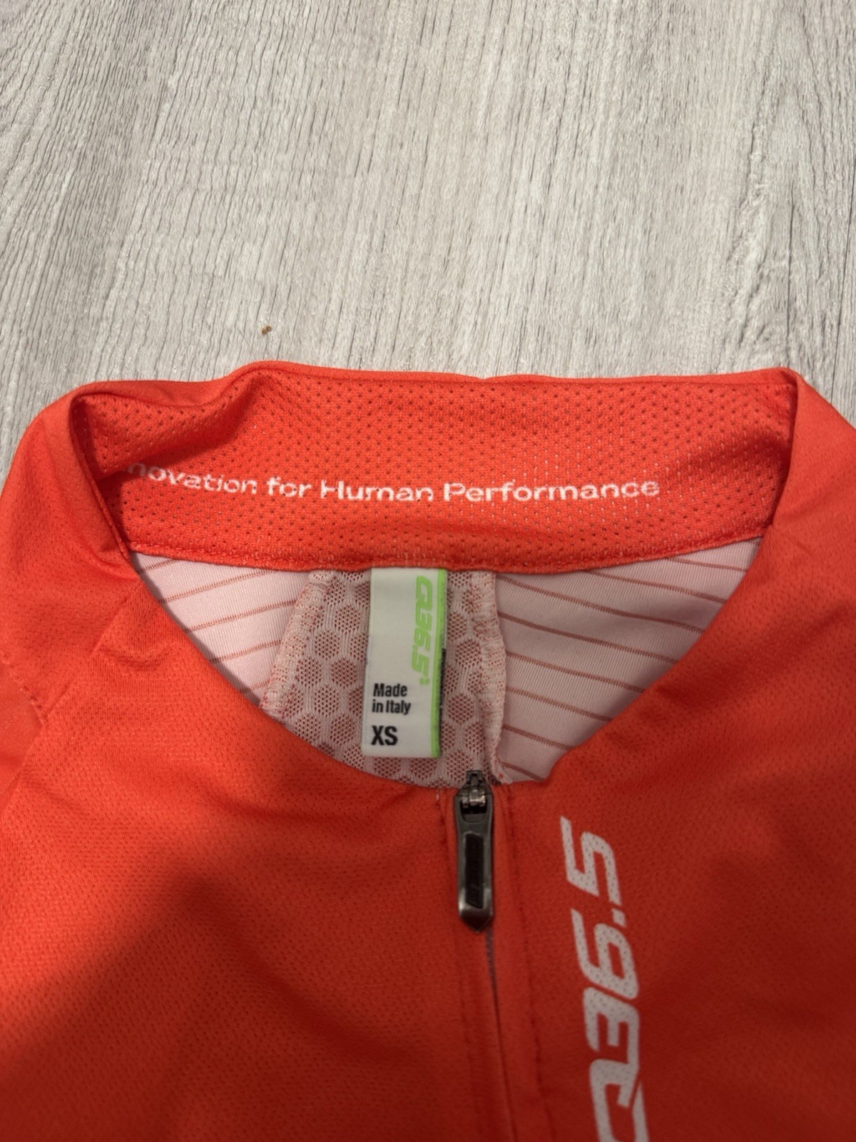 Q36.5 Gregarius Pro Signature Jersey Tangerine Red XS