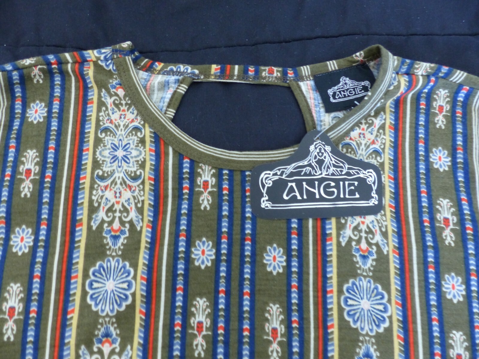 ANGIE New w/tag Women’s Long Sleeve Casual Jersey Dress L Large NWT YY22