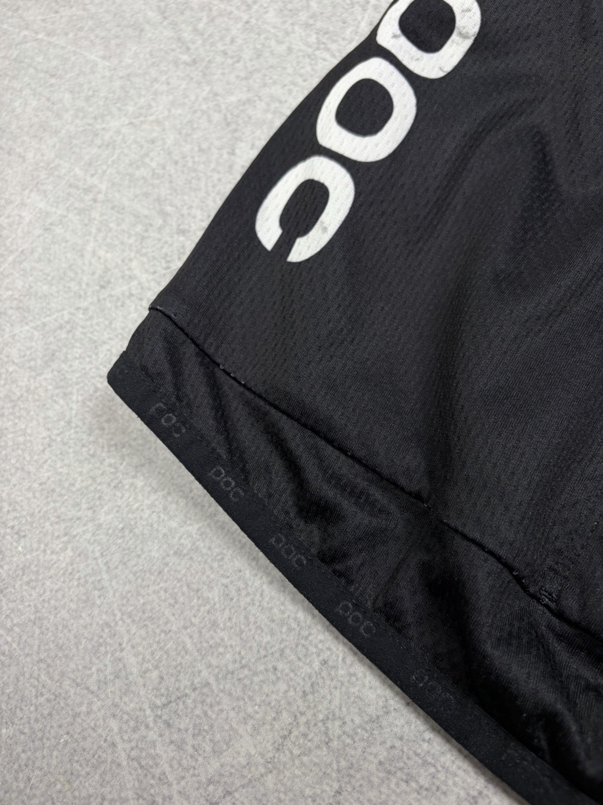 POC Essential XC Full Zip Tee Cycling Jersey Large Men’s Steel Gray