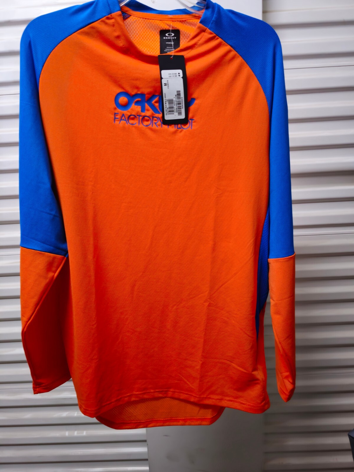 Oakley Factory Pilot MTB Ls Jersey Scarlet Ibis Long Sleeve T- Shirt Technical