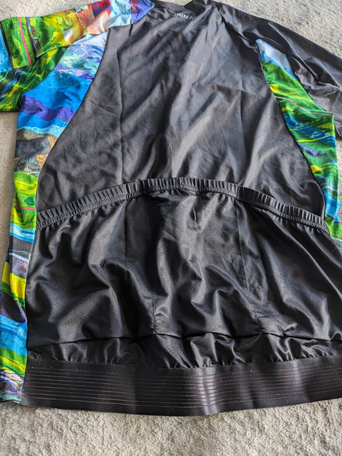 PRIMAL WEAR Cycling Jersey Mens M Race Cut Bicycle Green Blue NEW NWT Colorado