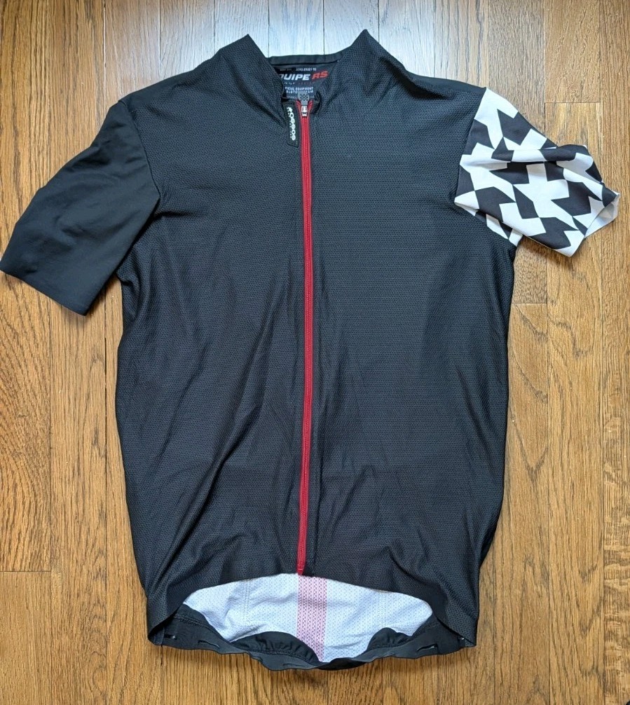 ASSOS Equipe RS Aero Cycling Jersey Men’s Large Black/White Few Wears MINT