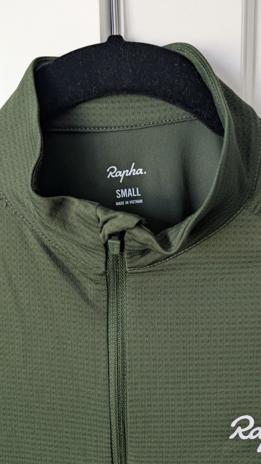 Rapha – Men’s Core Lightweight Jersey – Dark Green/White – Small