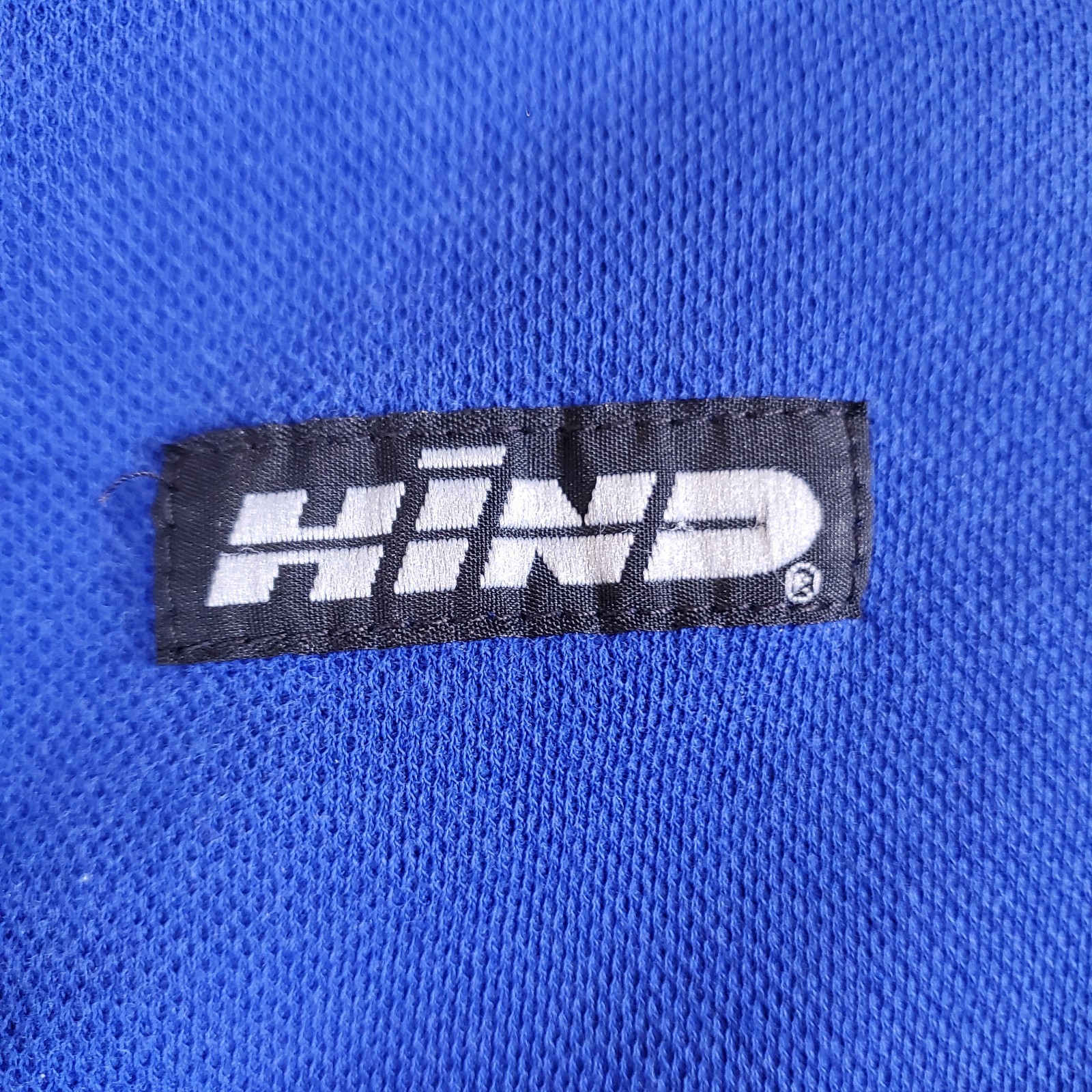 Hind Blue Logo Made in USA VTG 90s Y2K Large 1/4 Zip Cycling Sports Jersey Shirt