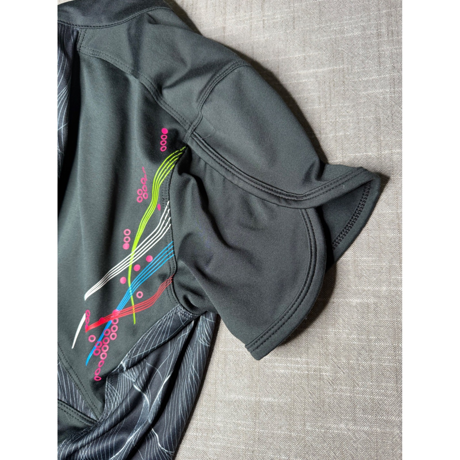 Pearl Izumi Elite Womens Cycling Jersey Black Multicolor Graphic 11221108SPYRO M