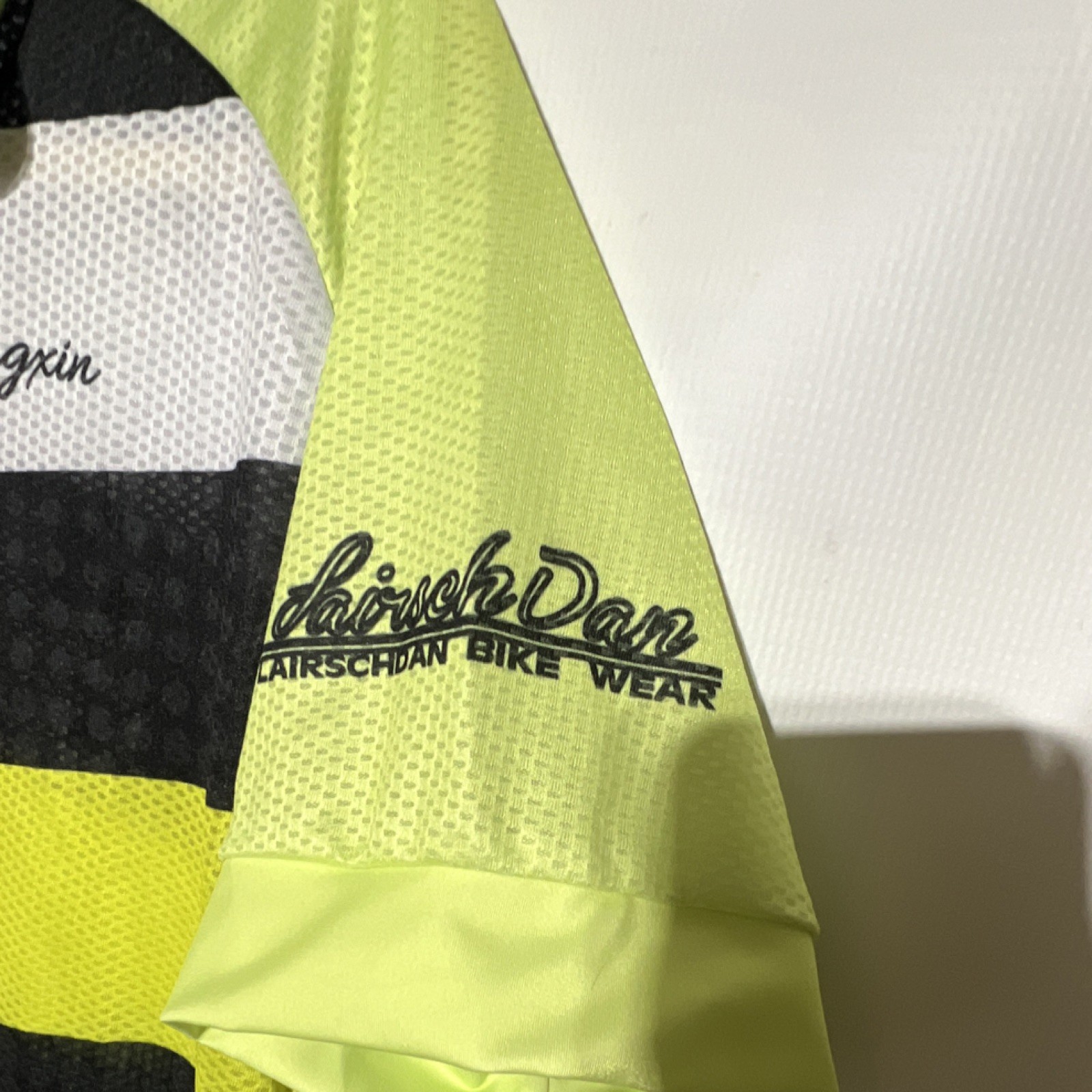 Lairschdan Bike Wear Hengxin 3XL Cycling Jersey Cool Max Black Green Yellow