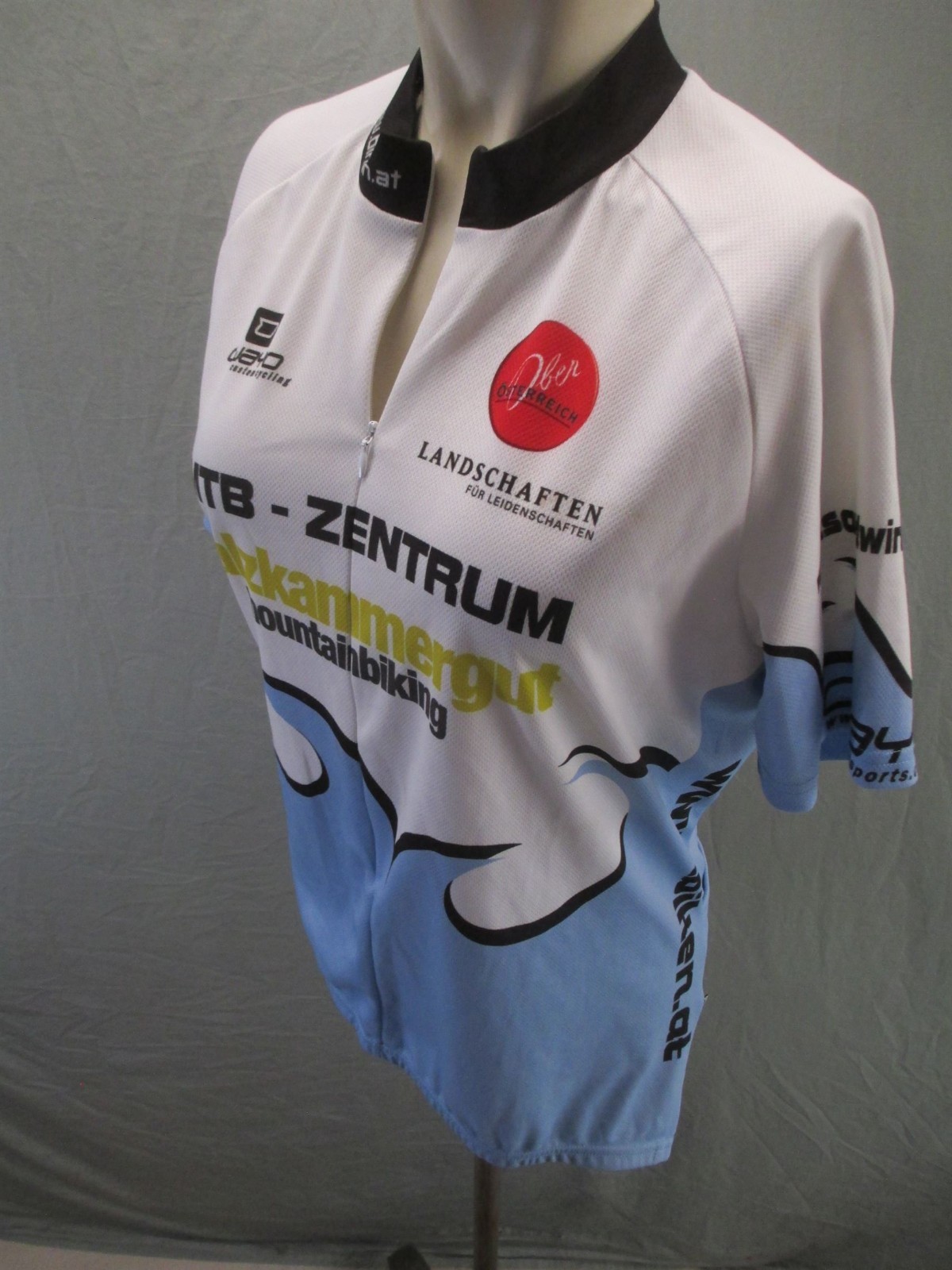 Owayo Size S Mens Multicolor Cycling Compression Zip Short Sleeve Sport Top 669