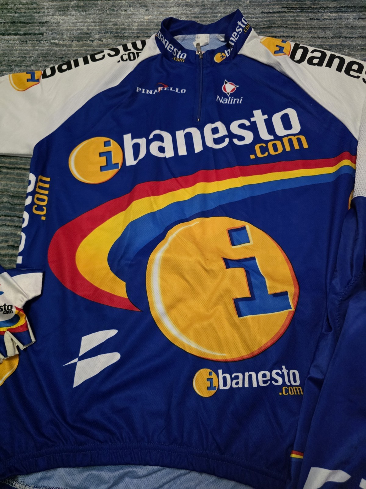 NALINI iBanesto cycling Kit. JERSEY, BIBSHORTS and GLOVES Size XXL