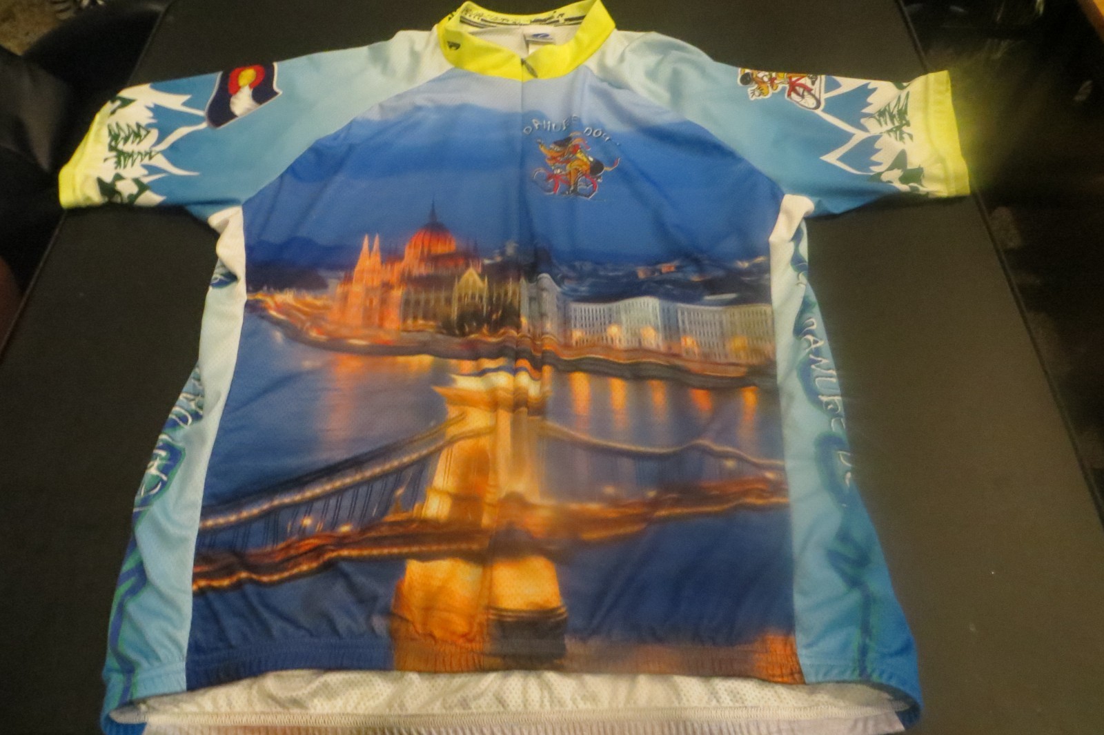 RARE Danube Dogs Danube River Cycling Tour/Race Voler Cycling Jersey 3XL