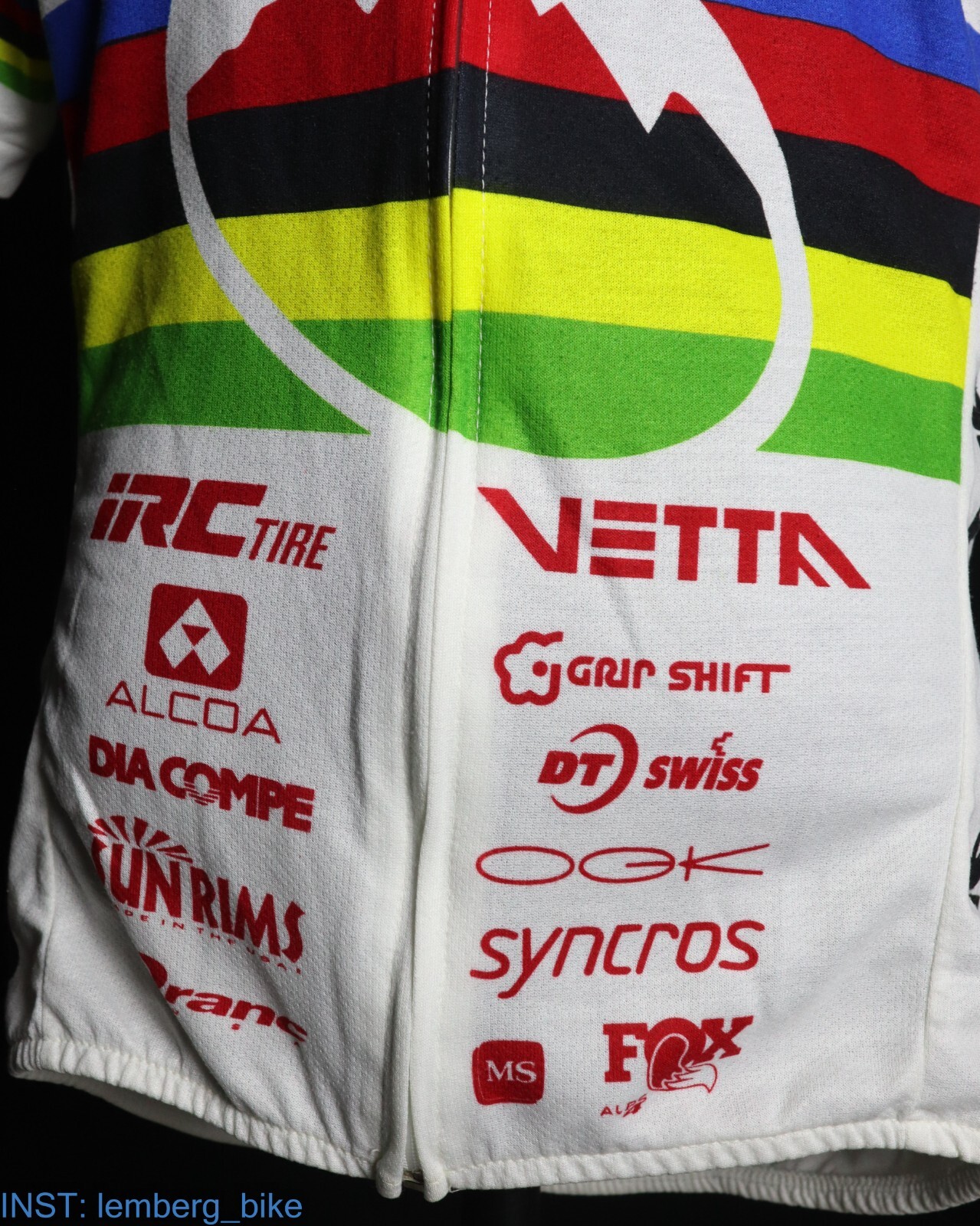 Volvo Cannondale Factory Racing World Champion Rainbow Jersey (M) #0022