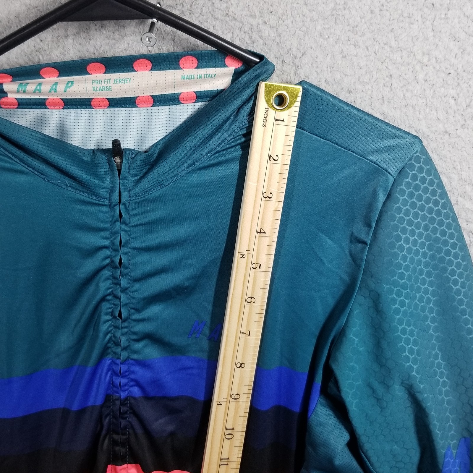 MAAP Men’s Worlds Pro Hex Jersey (RARE), Teal, Size: XL