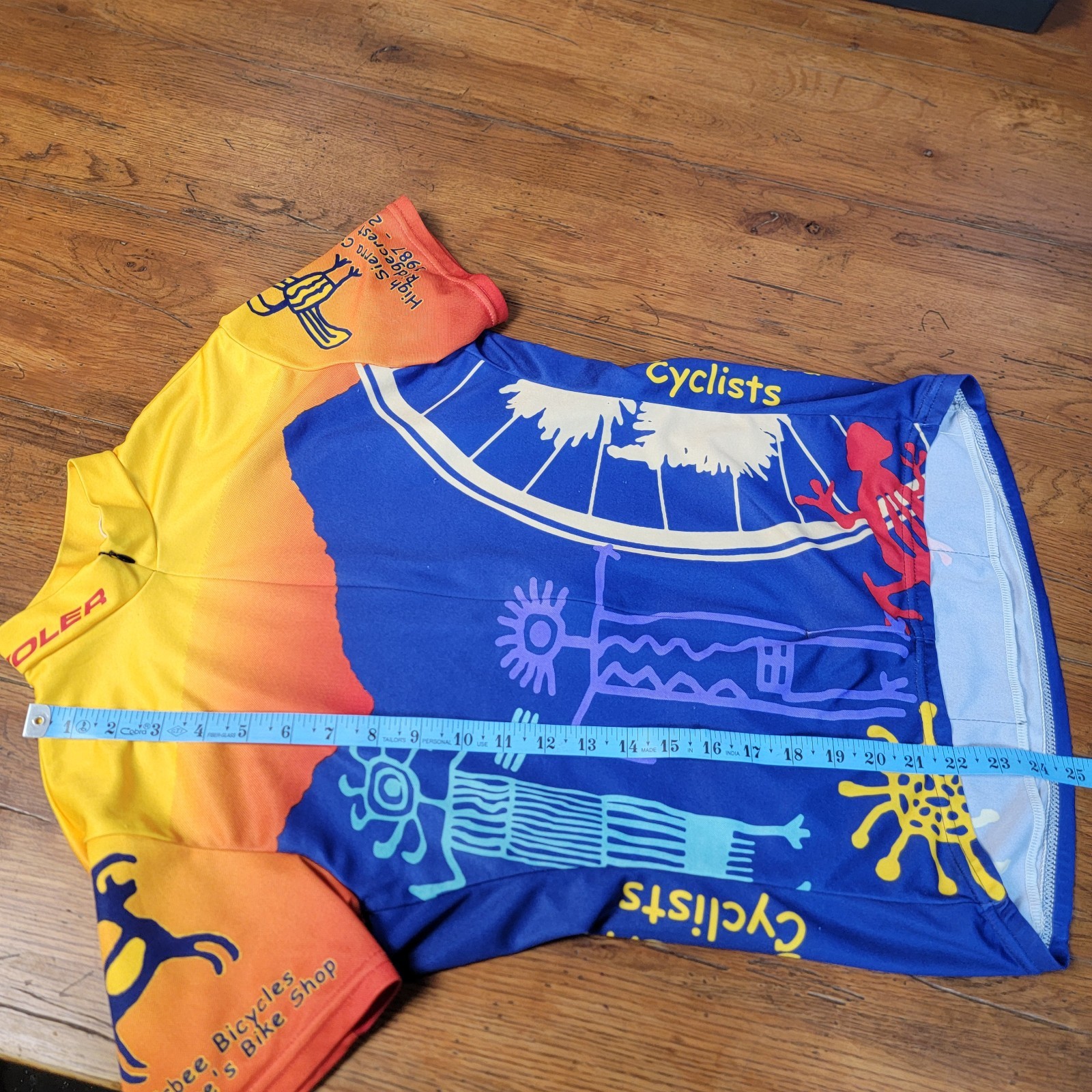 Voler Womens Medium? Cycling Jersey 19″ P2P Short Sleeve High Sierra Cyclists