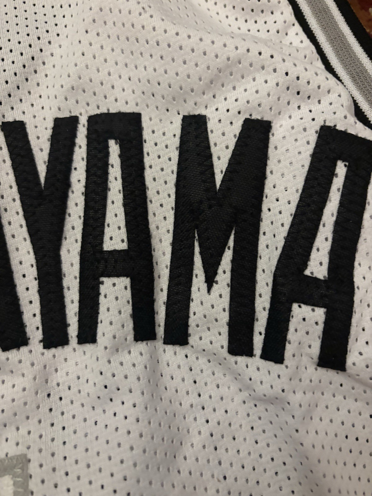 Mens XL Victor Wembayama #1 Jersey with Stitched Lettering Off Brand Never Worn